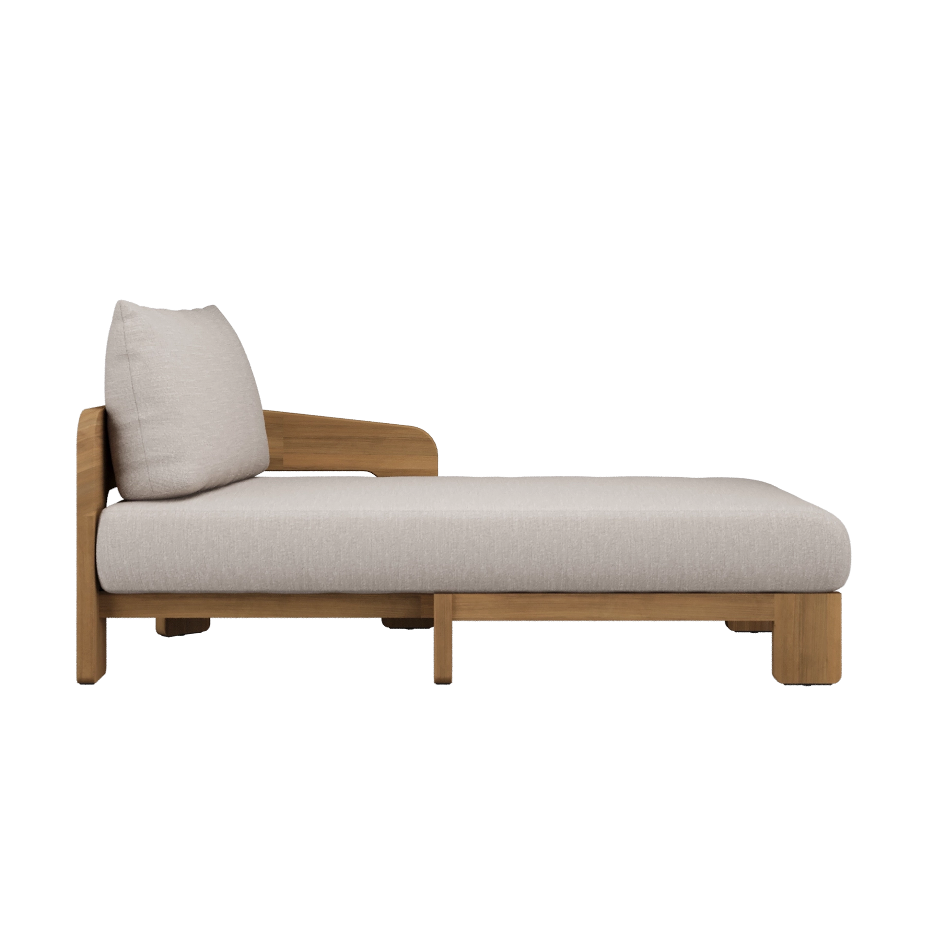 Curve Sectional Chaise Right Arm
