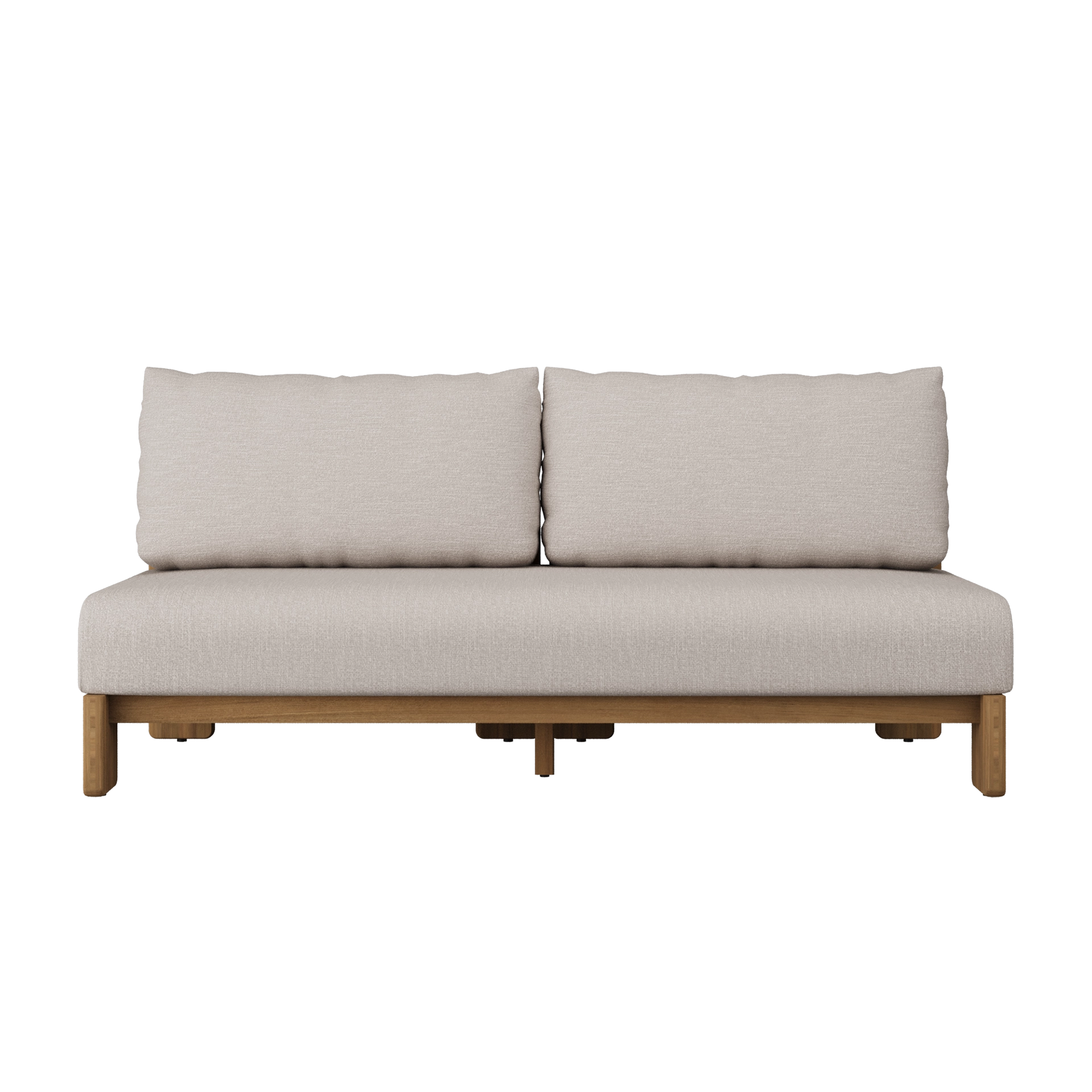 Curve Sectional Sofa Armless