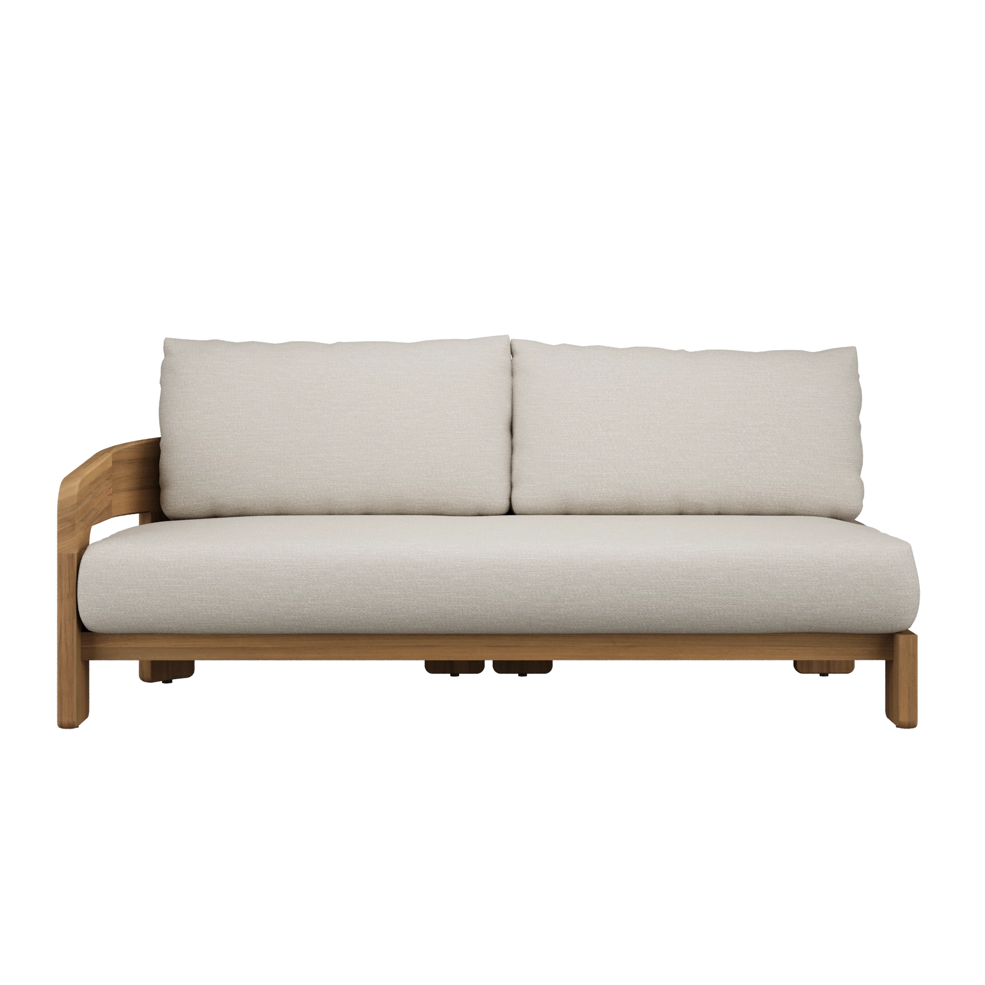 Curve Sectional Sofa Left Arm
