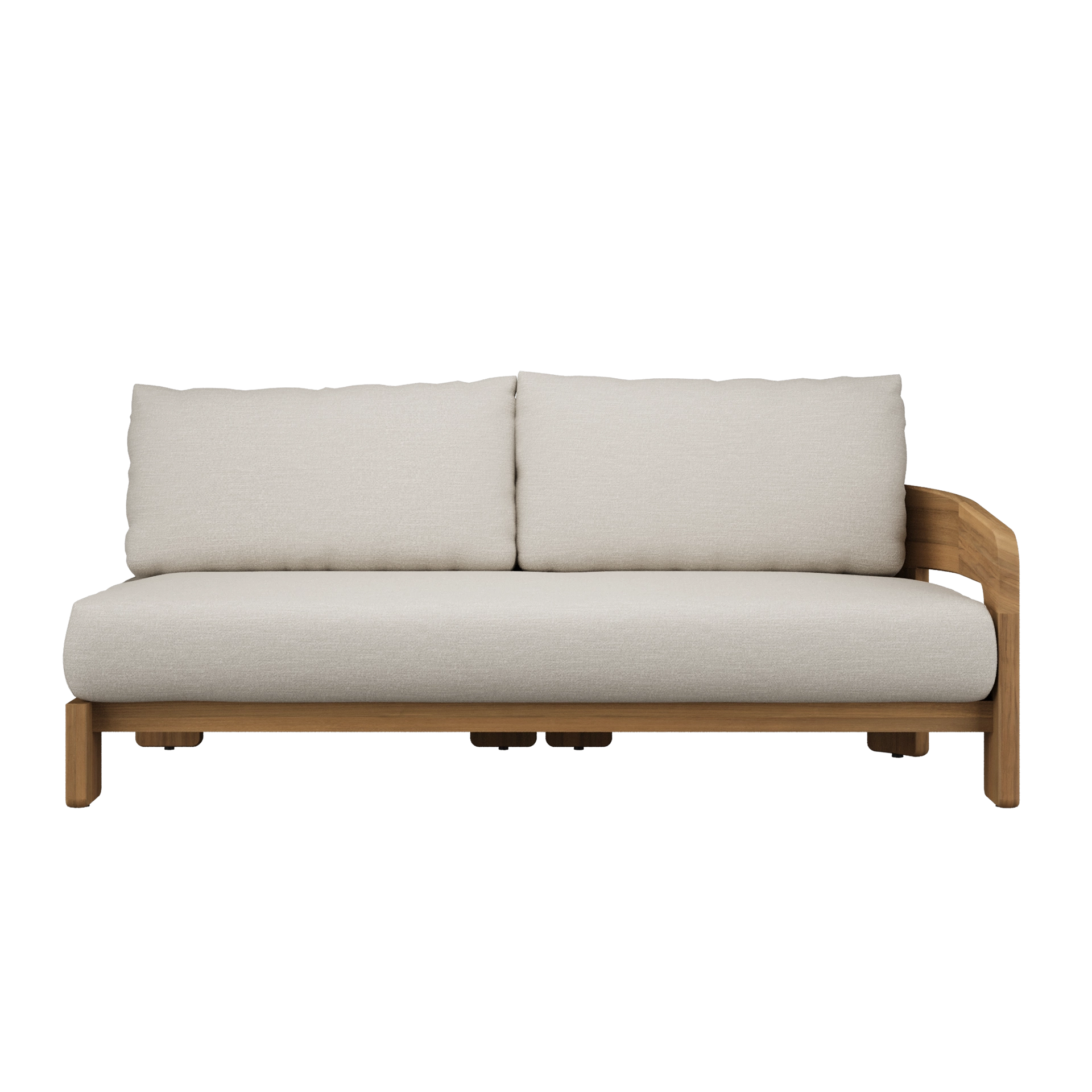 Curve Sectional Sofa Right Arm
