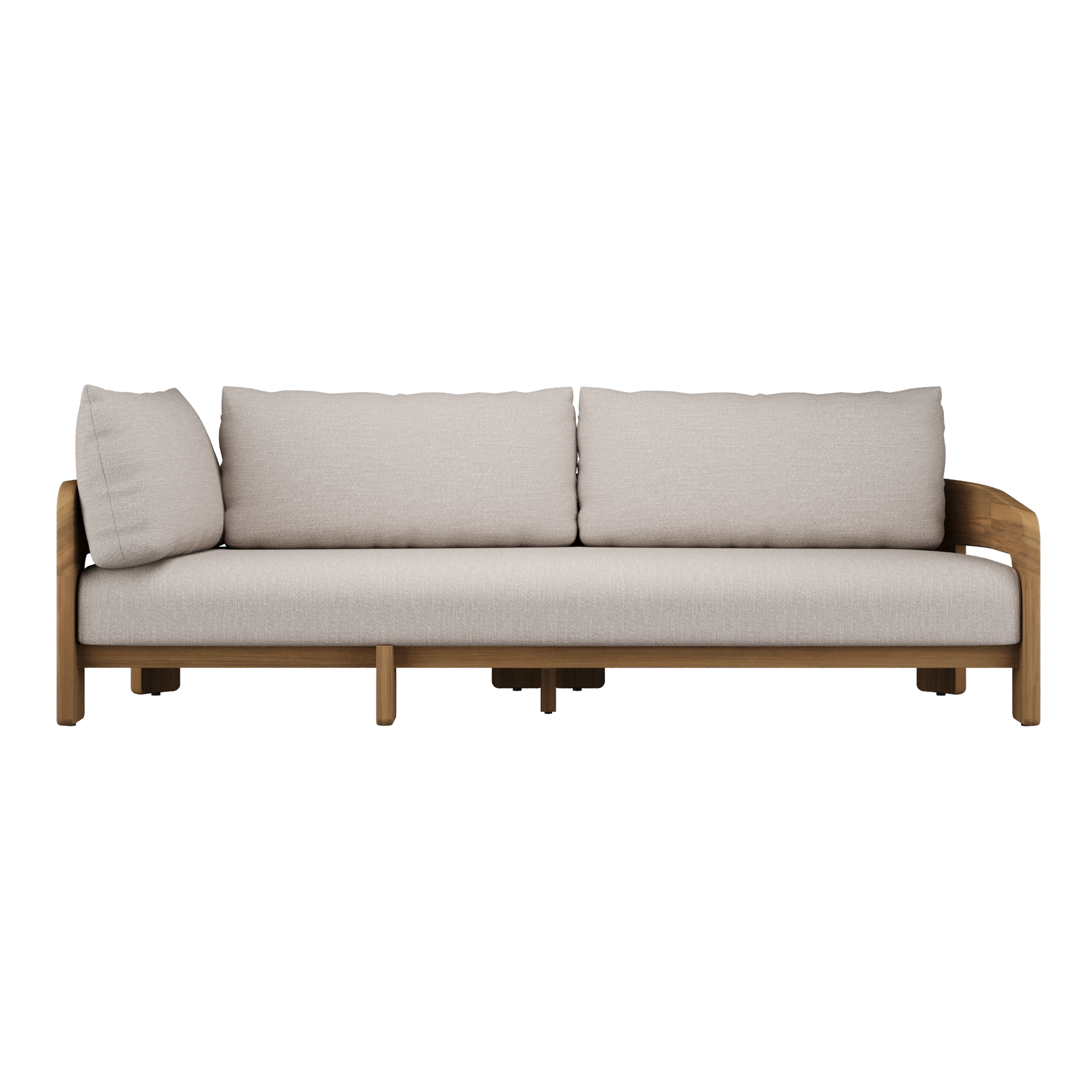 Curve Sectional Sofa Right Arm Return