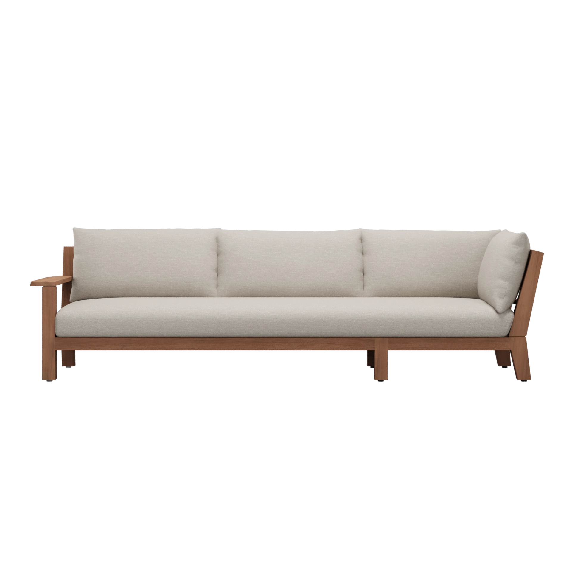 Gusto Sectional Sofa Left Arm Return