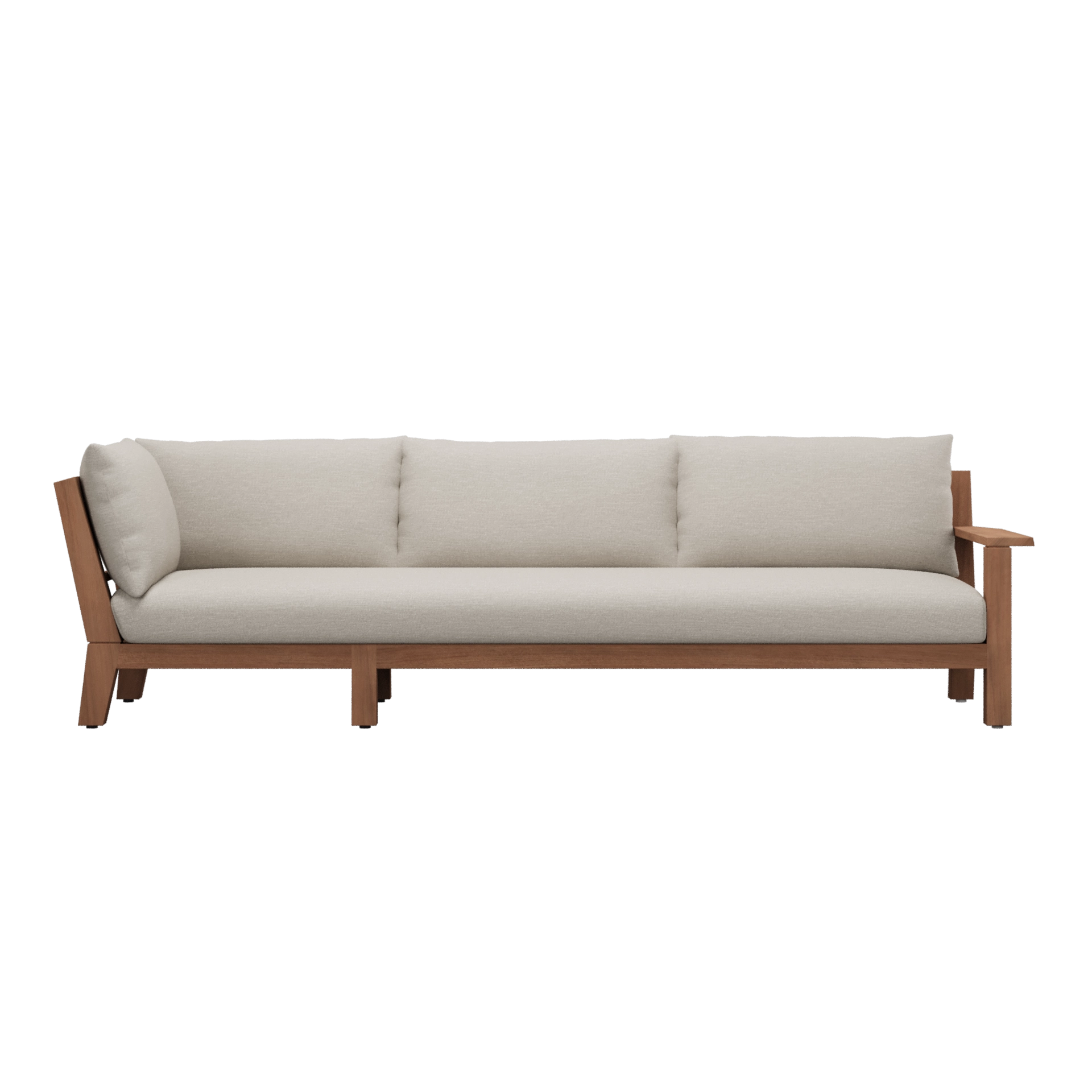 Gusto Sectional Sofa Right Arm Return