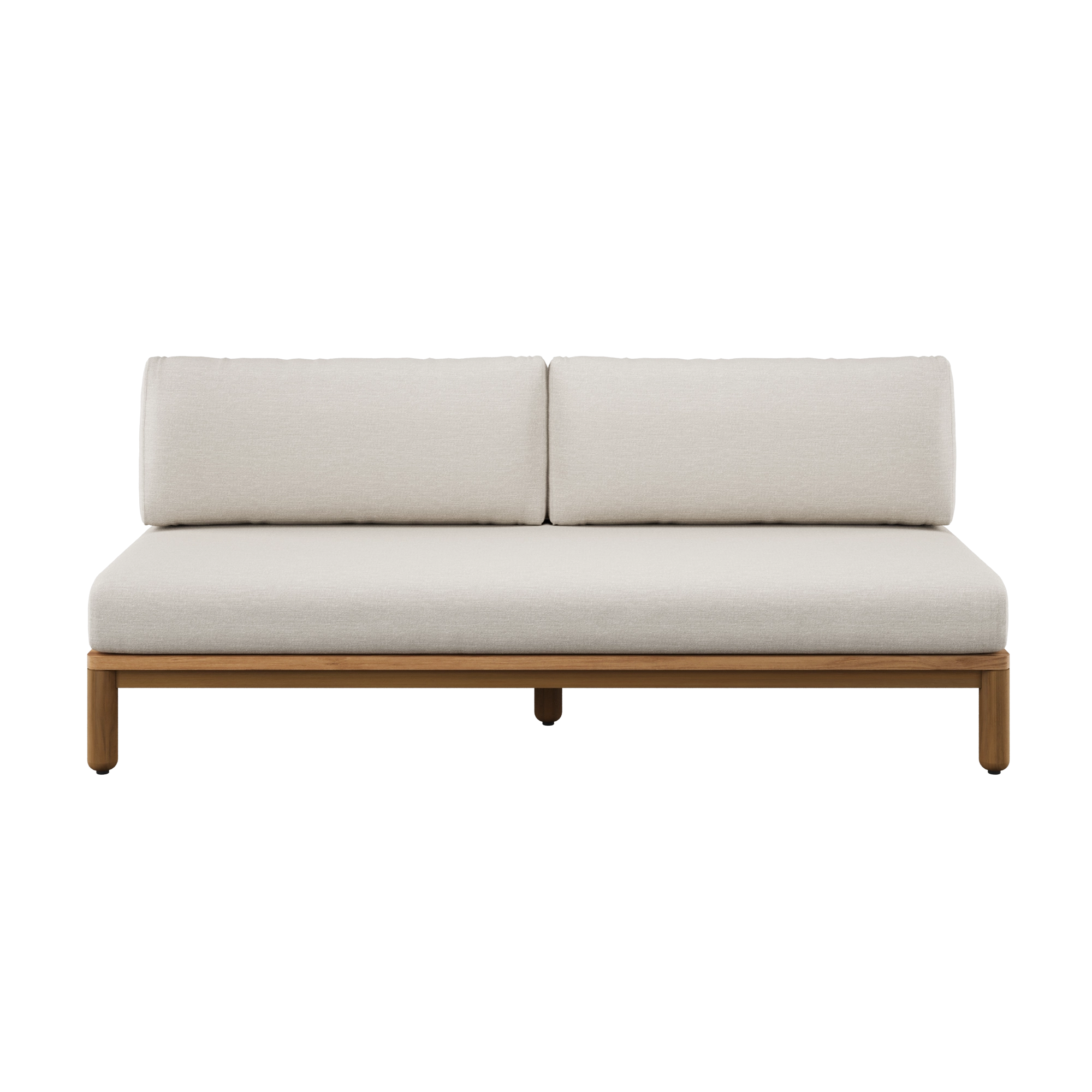 Roundy Sectional Sofa Armless