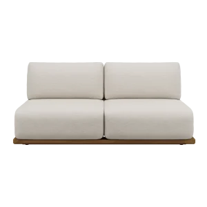 Cube Sectional Sofa 2 Seater Armless